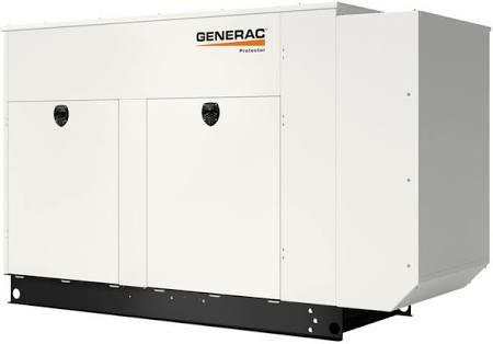 Customer consulting with generator dealer